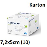 Produktbild: Hartmann Cosmopor Steril 7,2x5cm 20x10 Strips (Karton)