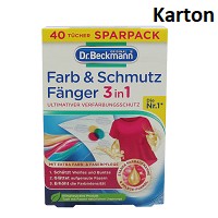 Produktbild: Dr. Beckmann Farb und Schmutzfängerr 3 in1 8x40 Tücher (Karton)