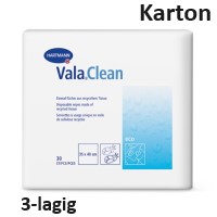 Produktbild: Hartmann Vala Clean eco 3 lagig 20x50 Tücher (Karton)