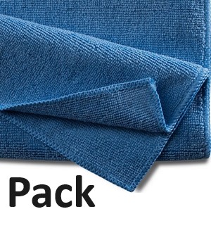 Produktbild: Microfasertuch Economic blau 40x40cm 20 Tücher (Pack)