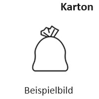 Produktbild: Müllsack 55l bis 60l schwarz 26 my 10x25 Beutel (Karton)