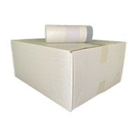 Produktbild: Müllsack 30l weiß mit Zugband 18my 30x50 Beutel (Karton)