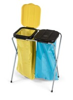 Produktbild: Müllsackständer doppelt Metall 20l bis 130l