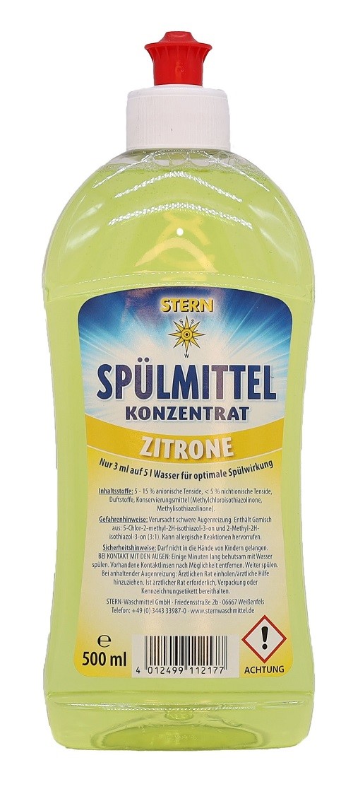Produktbild: STERN Spülmittelkonzentrat Zitrone 500ml