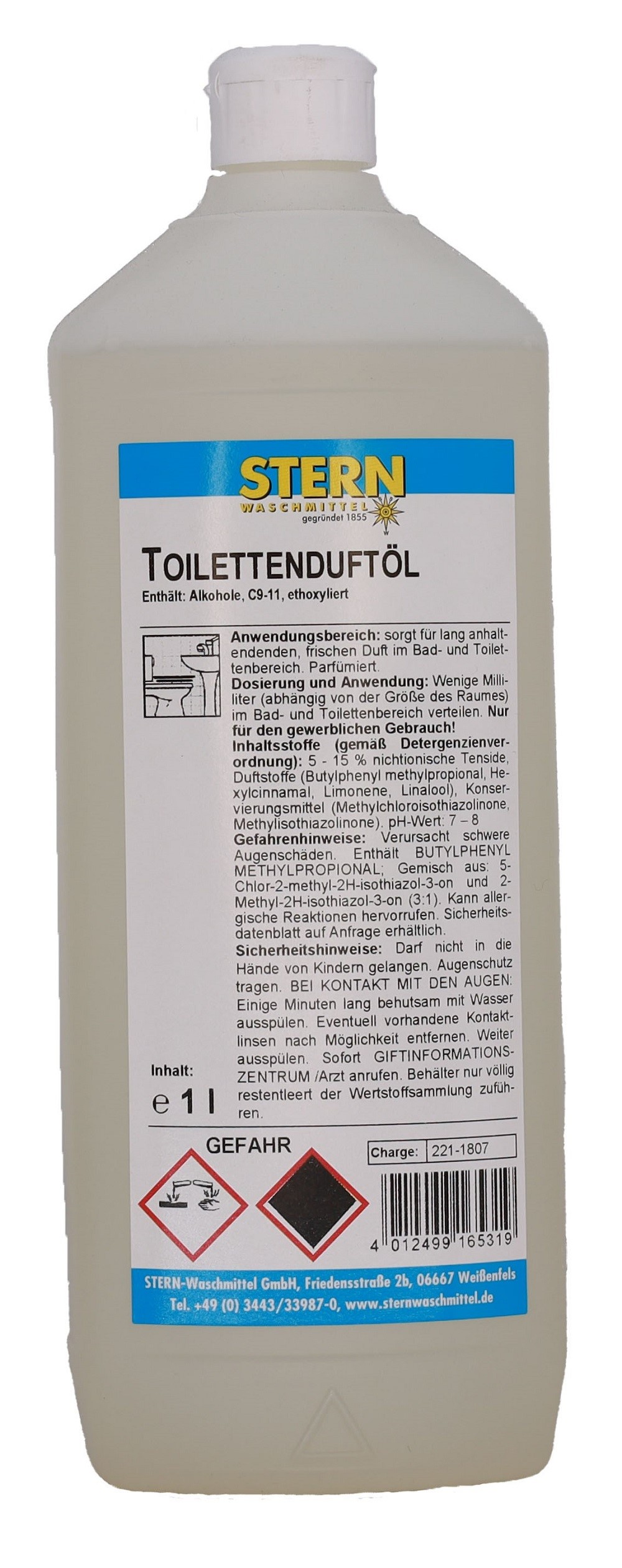 Produktbild: STERN Toilettenduftöl 1l