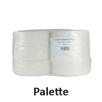 Produktbild: Toilettenpapier 2lg hochweiß ZS Jumbo 6x330m 42 Pack (Palette)