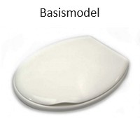 Produktbild: Toilettensitz mit Deckel Basic aus Kunststoff 