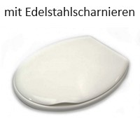 Produktbild: Toilettensitz mit Deckel aus Kunststoff