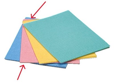 Produktbild: VILEDA Microfasertuch GP Plus Cloth rot 35x35 25 Stück