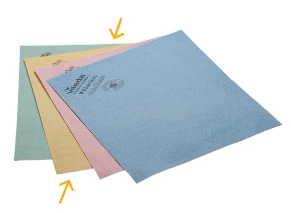 Produktbild: VILEDA Microfasertuch PVAmicro gelb 38x35cm 5 Stück