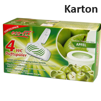 Produktbild: WC Einhänger mit Duftstein Apfel 12 Pack (Karton)