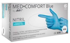 Einmalhandschuhe Nitril Premium puderfrei blau SMLXL shop