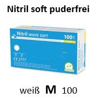 Einmalhandschuhe Nitril soft puderfrei w