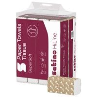 Falthandtuch 2lg hochweiß ZS satino HiLine V-Falz 24x21cm 4032 Blatt shop 201145