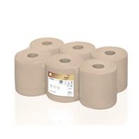 Papierrolle 2lg soft beige RC satino Pur