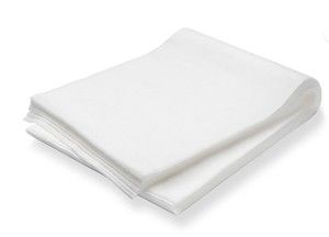 Staubbindetuch Vlies weiß 60x25cm 100 Tü