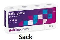 Toilettenpapier 2lg  hochweiß ZS satino 