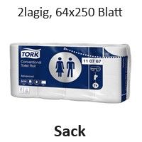 Toilettenpapier 2lg hochweiß RC Tork 64x