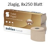 Toilettenpapier 2lg soft beige RC satino